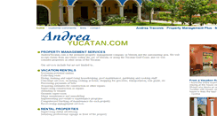 Desktop Screenshot of andreayucatan.com